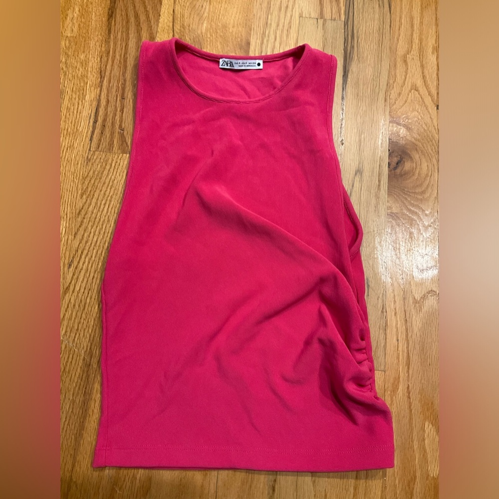NWOT ZARA PINK TOP